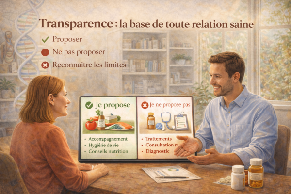 Consultation de bien-être transparente