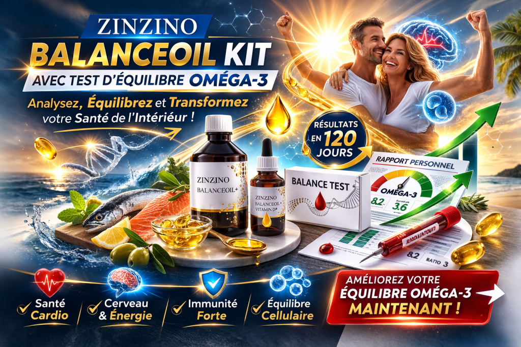 Refaites l'équilibre inflammatoire avec Zinzino