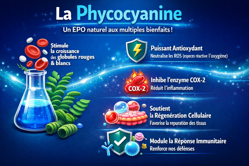 La Phycocyanine et ses bienfaits santé
