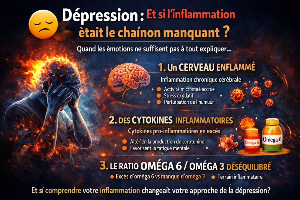 La dépression et l'inflammation expliquées