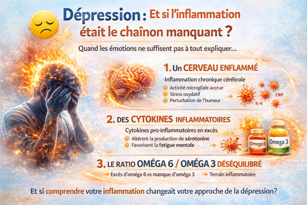 La dépression et l'inflammation chronique de bas grade