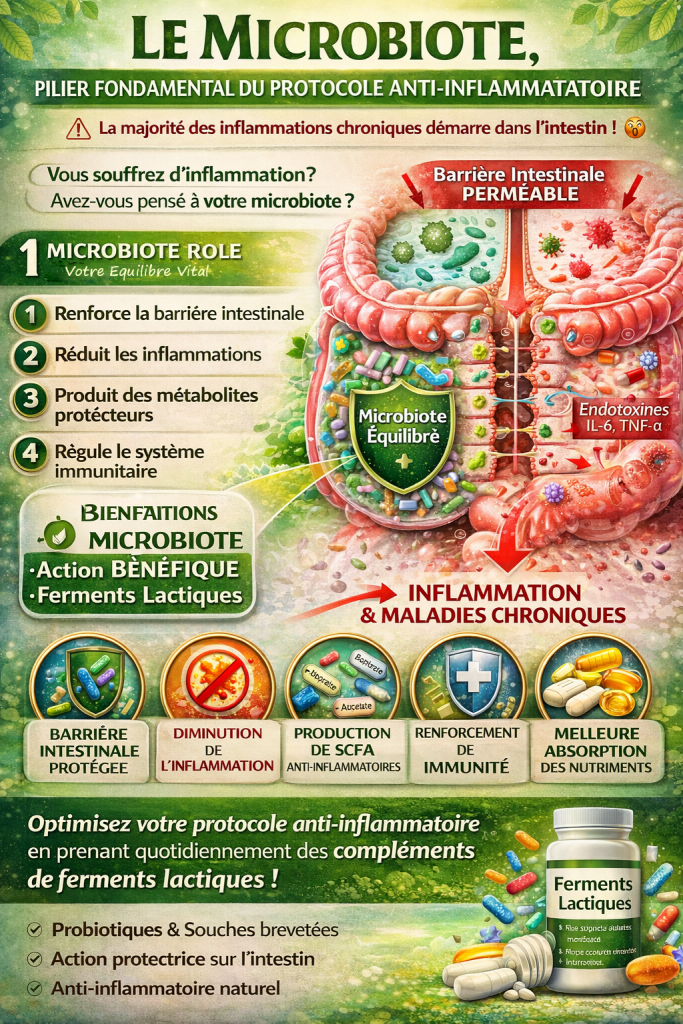 Le microbiote et l'inflammation chronique