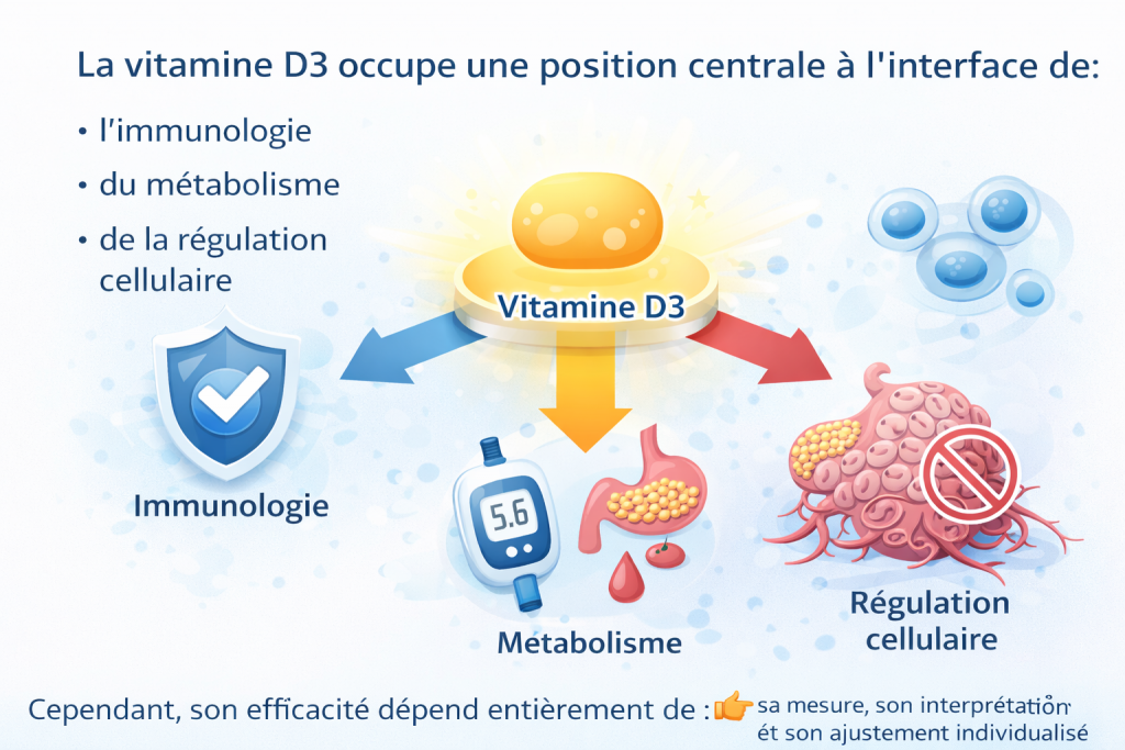 Le rôle central de la vitamine D3