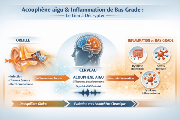 Acouphène aigu et inflammation de bas grade