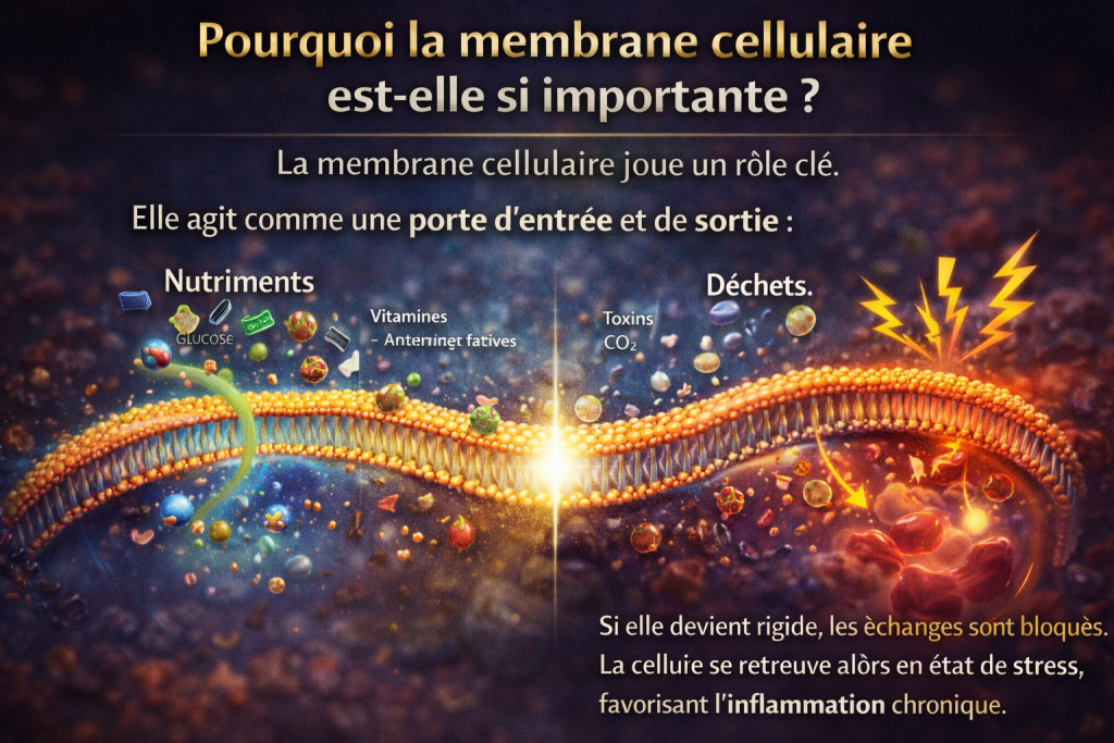 La membrane cellulaire joue un rôle clé dans l'inflammation