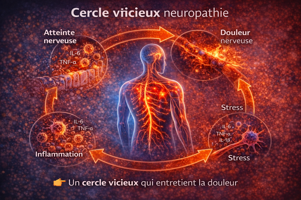 cercle vicieux de la neuropathie