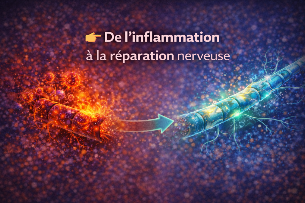 de l'inflammation à la réparation nerveuse
