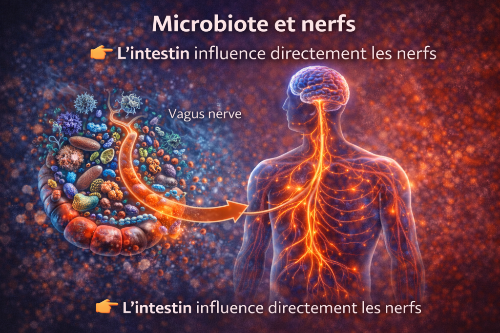 lien microbiote et nerfs