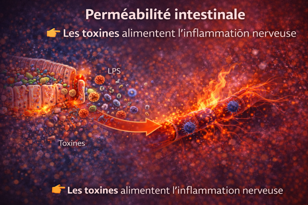 microbiote les toxines alimentent l'inflammation