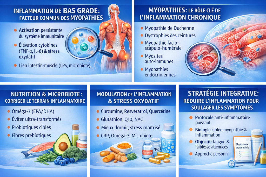 myopathies et inflammation de bas grade
