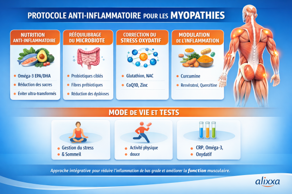 protocole anti inflammatoire myopathies