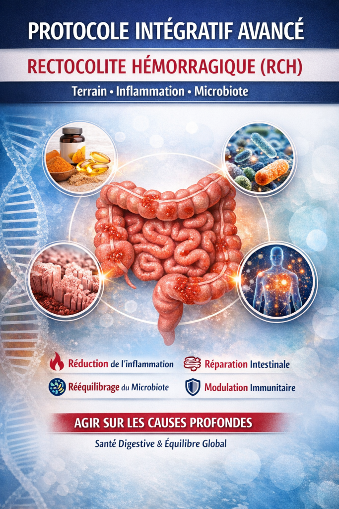 Protocole intégratif avancé Rectocolite hémorragique rch