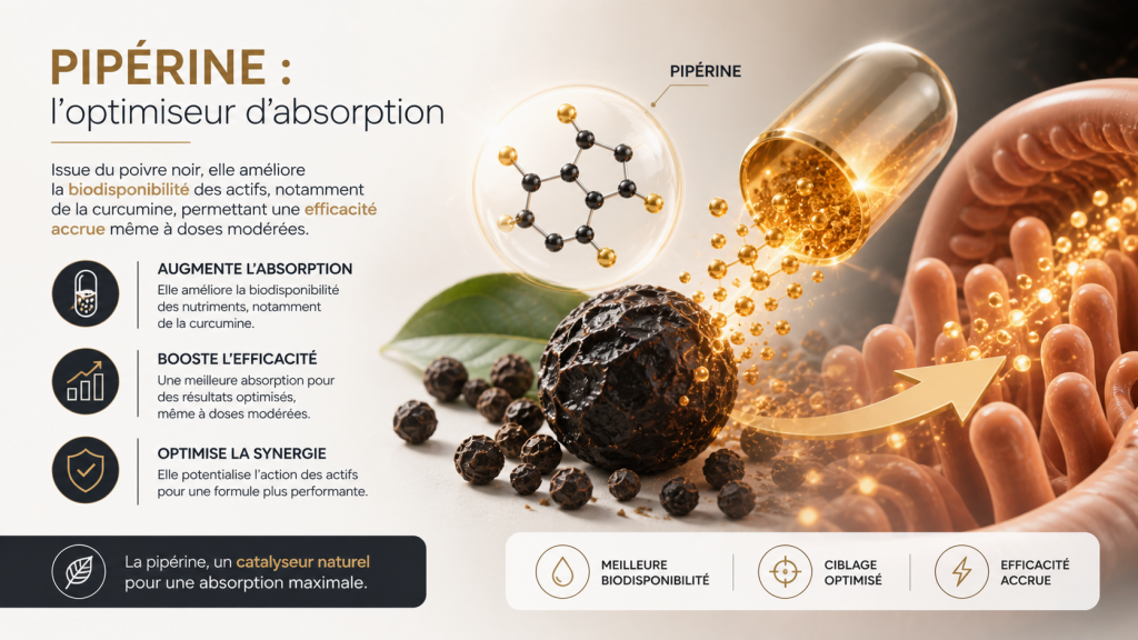 pipérine optimiseur d'absorption