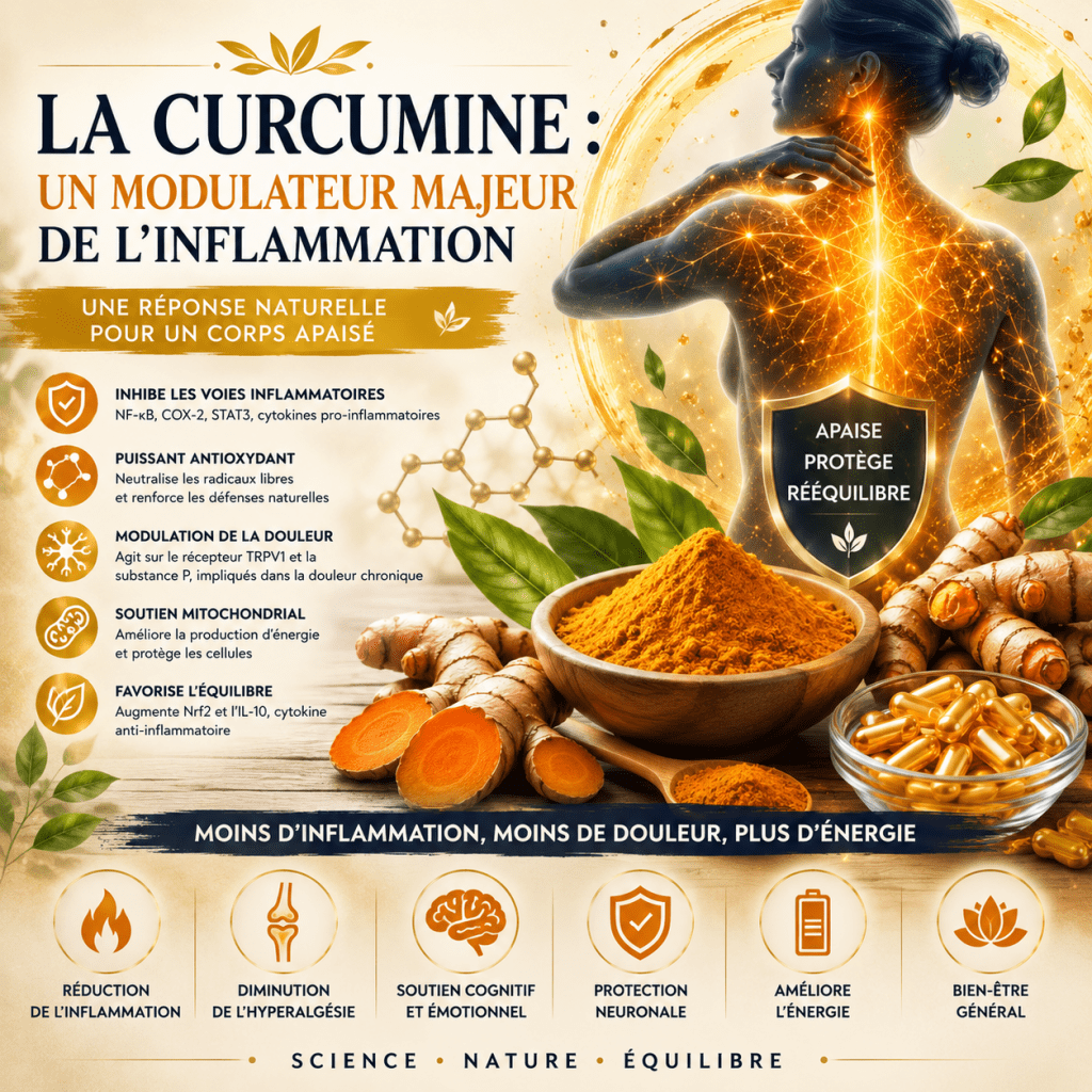 La curcumine  un modulateur majeur de l'inflammation