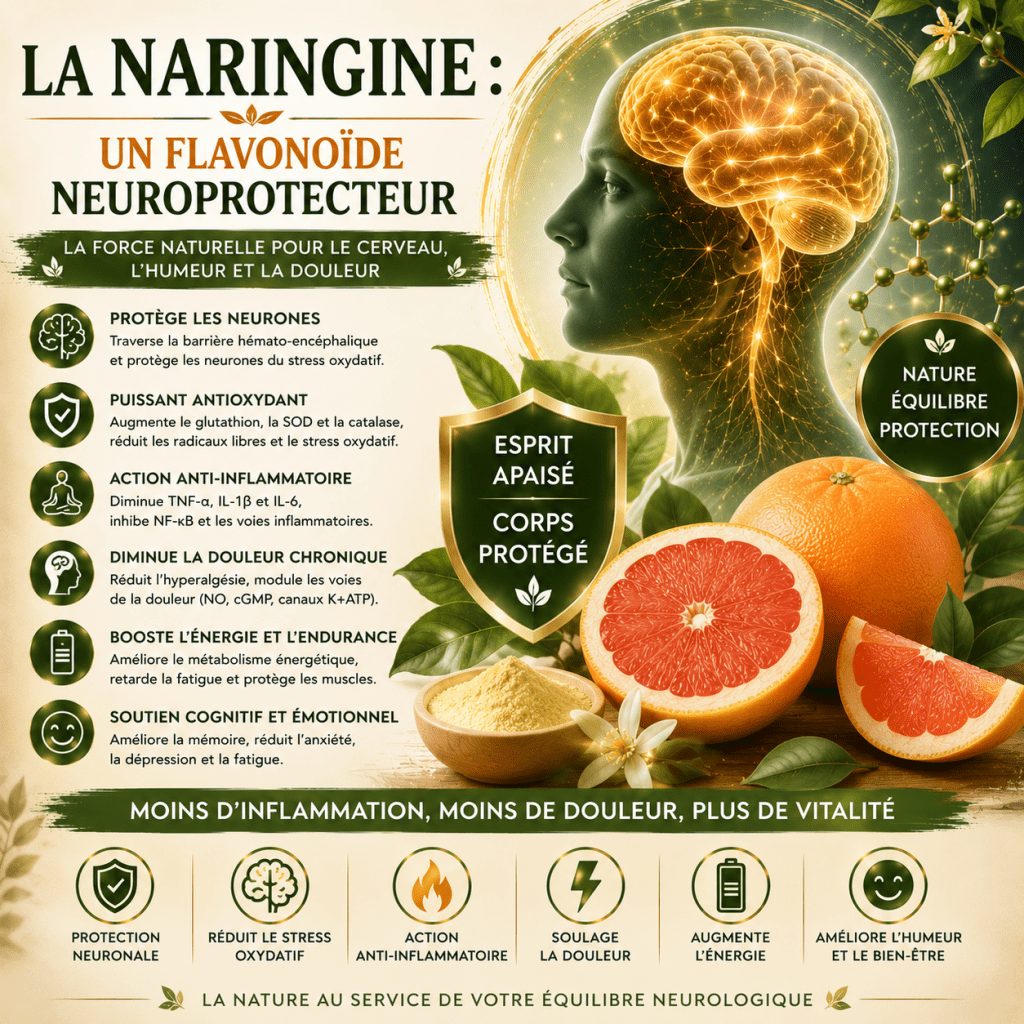La naringine : un flavonoïde neuroprotecteur
