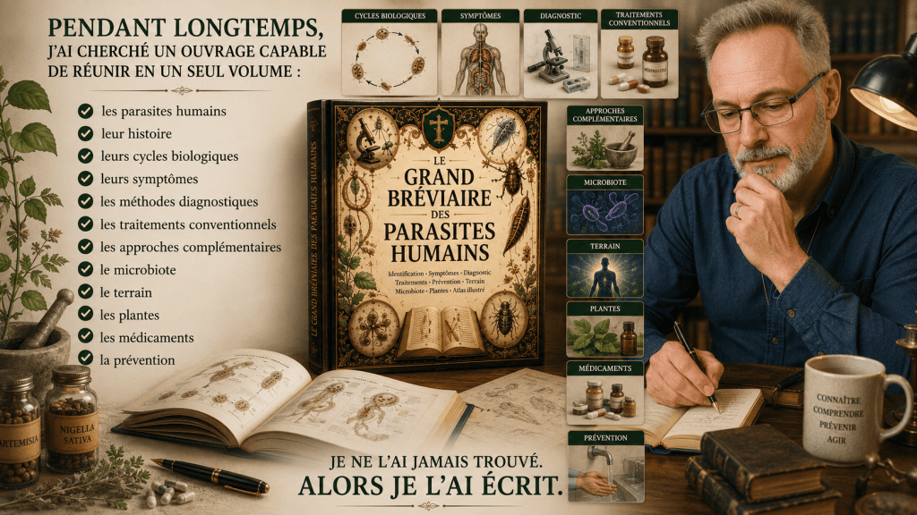 Le grand bréviaire des parasite humains manquait je l'ai fait
