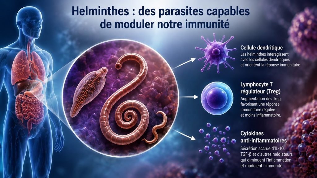 helminthes dérèglement immunitaire