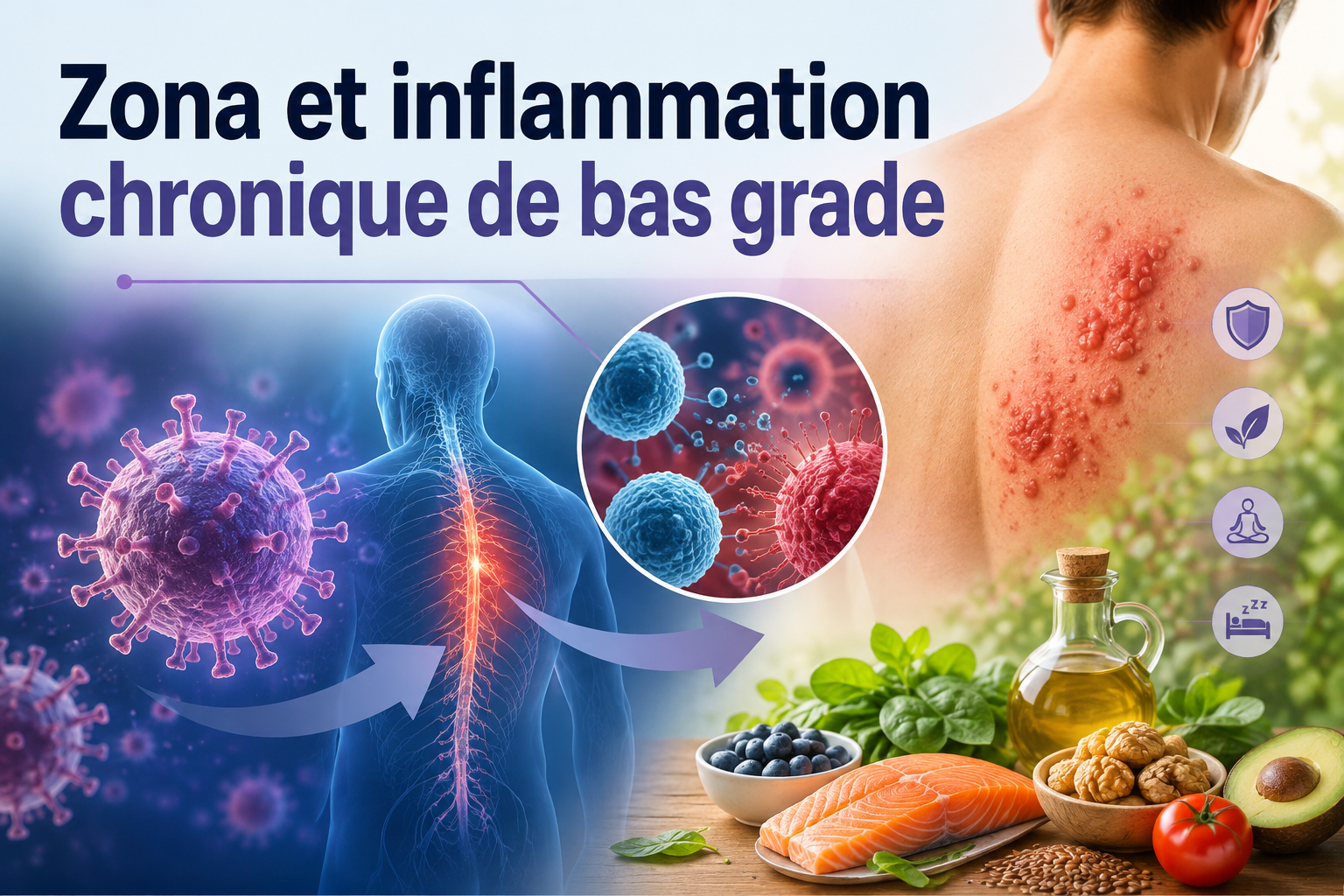 zona inflammation chronique